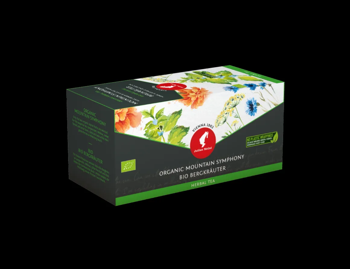 Julius Meinl Bio Tee|Leaf Bags>Bio Mountain Herbs - 20 Premium Leafbag Teebeutel