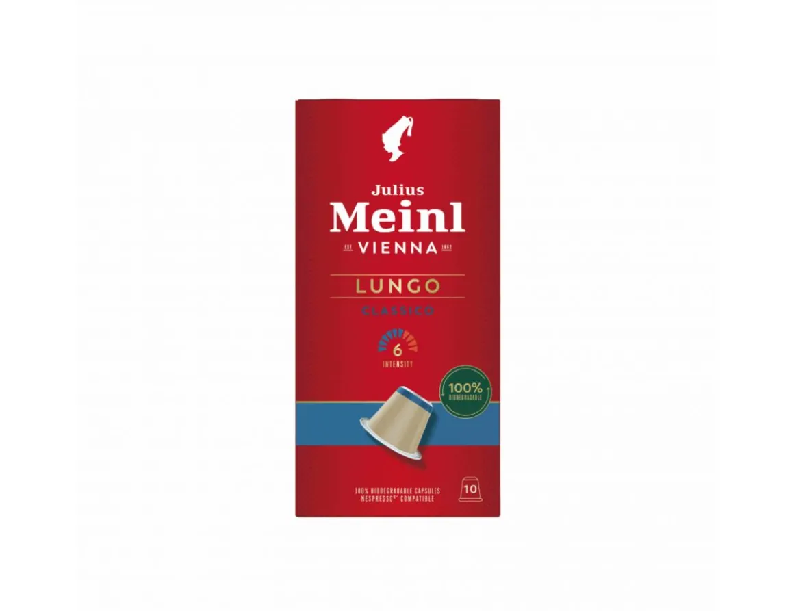 Julius Meinl Nespresso® Kompatible Kapseln>Lungo Classico Biodegradable 10x5.6g Nespresso®